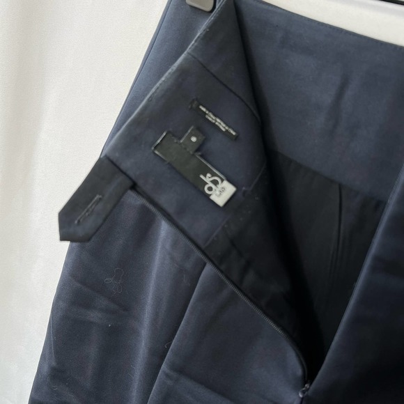 Vintage DS Lab Navy Blue Pencil Skirt Size 6 - Picture 6 of 9